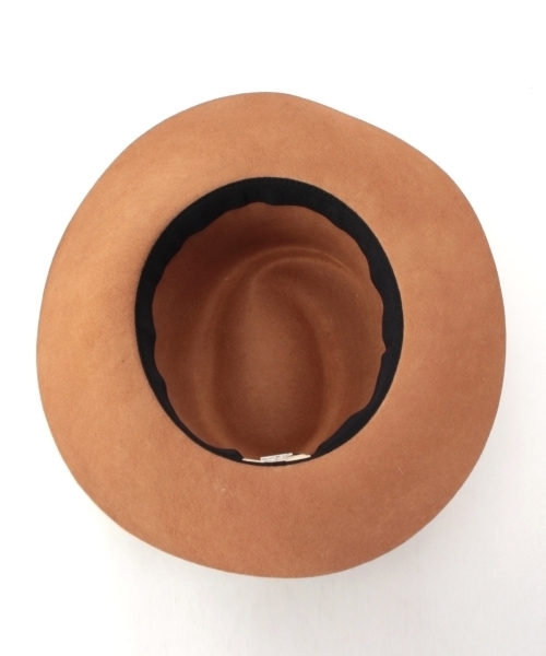 HusHusH（ハッシュアッシュ）の「ウール中折れリボンハット（ハット・レディース・ブラウン/ブルー/ブラック・00）」の6枚目の写真