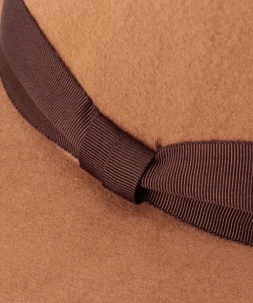 HusHusH（ハッシュアッシュ）の「ウール中折れリボンハット（ハット・レディース・ブラウン/ブルー/ブラック・00）」の7枚目の写真