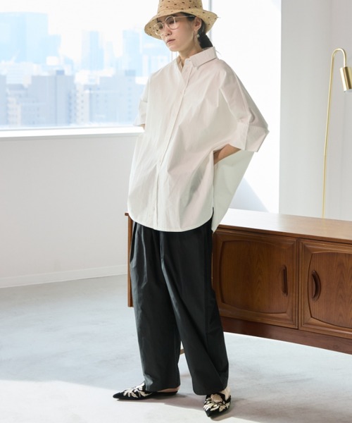 Libra Cue（リブラ キュー）の「コクーンシルエットイージーパンツ（その他パンツ・レディース・ベージュ/ブラック/ストライプ/ブラウン・FREE）」の22枚目の写真