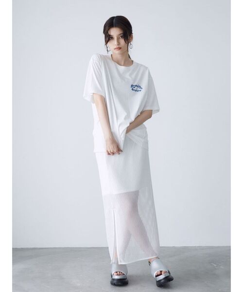 【超絶美品】MURUA(ムルーア)シースルーロングスカート 超絶美品】MURUA(ムルーア)シースルーロングスカート