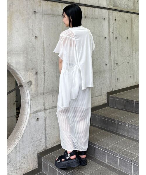 【超絶美品】MURUA(ムルーア)シースルーロングスカート MURUA（ムルーア）の「シースルーメッシュスカート（スカート）」 - WEAR