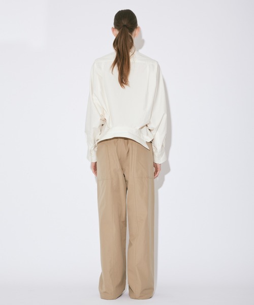 美品　ビューティフルピープル　ダブルエンドフレアブラウス　シャツ　柄　シルク混 beautiful people（ビューティフルピープル）の「ダブルエンド