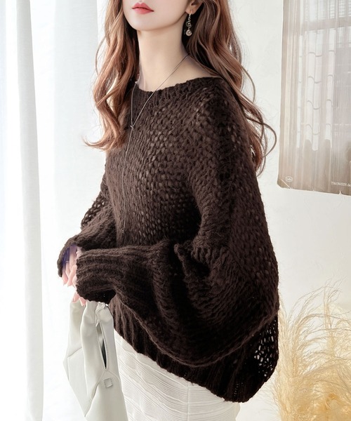 エルメス ニット 2WAY カーディガン ポンチョ グリーン グレー カシミア コカ coca 金ボタンニットカーディガン （Gray） -ファッション