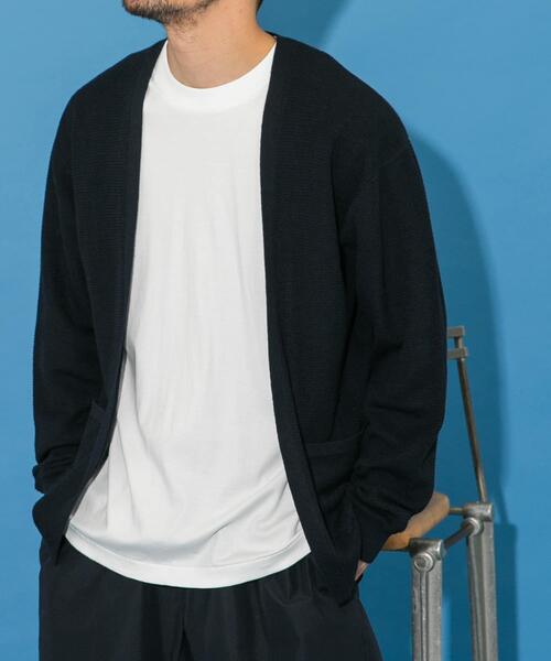 URBAN RESEARCH ROSSO MEN（アーバンリサーチロッソメン）の「『XLサイズあり』『UR TECH』防汚加工 リラックスクルーネックTシャツ（Tシャツ/カットソー・メンズ・ネイビー/ホワイト/ブラック/グレー・SMALL/MEDIUM/LARGE/X-LARGE）」の13枚目の写真