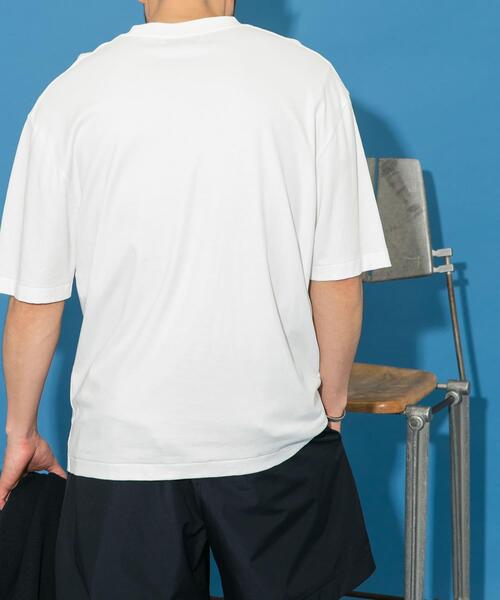 URBAN RESEARCH ROSSO MEN（アーバンリサーチロッソメン）の「『XLサイズあり』『UR TECH』防汚加工 リラックスクルーネックTシャツ（Tシャツ/カットソー・メンズ・ネイビー/ホワイト/ブラック/グレー・SMALL/MEDIUM/LARGE/X-LARGE）」の18枚目の写真