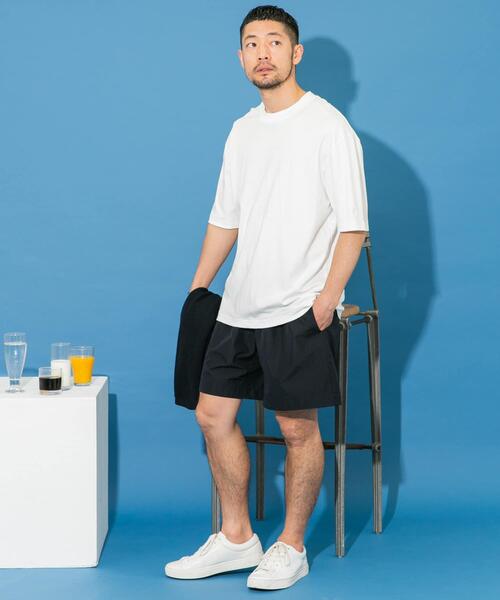 URBAN RESEARCH ROSSO MEN（アーバンリサーチロッソメン）の「『XLサイズあり』『UR TECH』防汚加工 リラックスクルーネックTシャツ（Tシャツ/カットソー・メンズ・ネイビー/ホワイト/ブラック/グレー・SMALL/MEDIUM/LARGE/X-LARGE）」の21枚目の写真