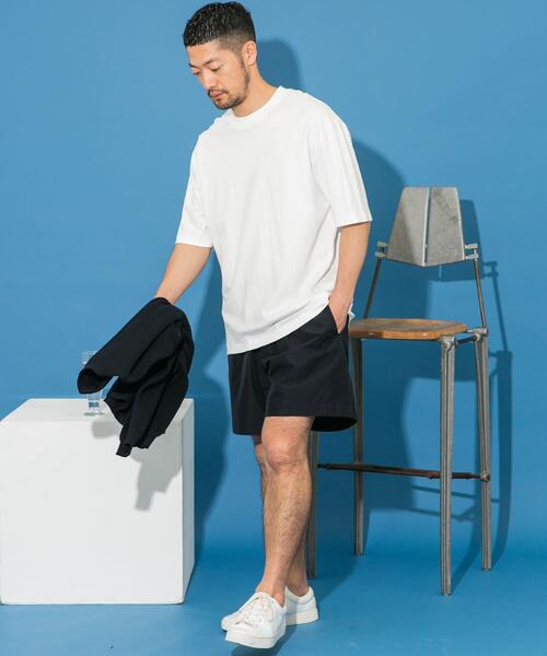 URBAN RESEARCH ROSSO MEN（アーバンリサーチロッソメン）の「『XLサイズあり』『UR TECH』防汚加工 リラックスクルーネックTシャツ（Tシャツ/カットソー・メンズ・ネイビー/ホワイト/ブラック/グレー・SMALL/MEDIUM/LARGE/X-LARGE）」の22枚目の写真