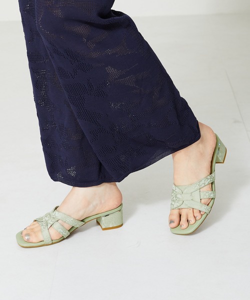 編みデザインミュールサンダル 42211（サンダル）｜WA ORiental TRaffic（ダブルエーオリエンタルトラフィック）