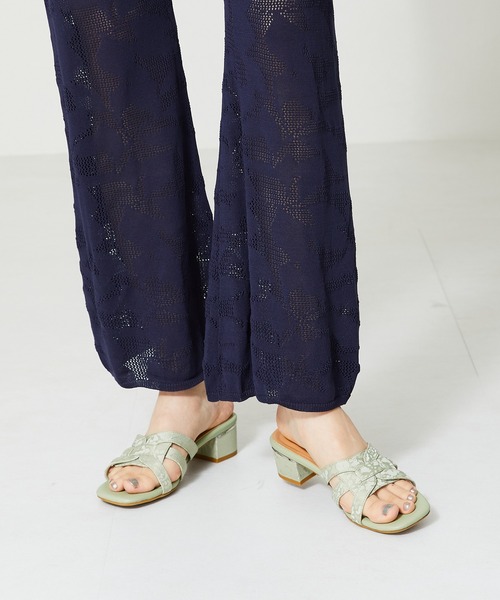 編みデザインミュールサンダル 42211（サンダル）｜WA ORiental TRaffic（ダブルエーオリエンタルトラフィック）