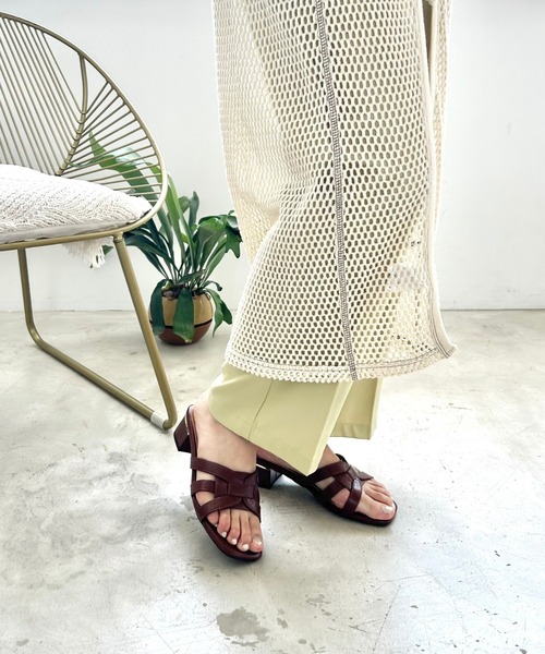 編みデザインミュールサンダル 42211（サンダル）｜WA ORiental TRaffic（ダブルエーオリエンタルトラフィック）