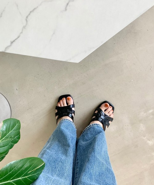 編みデザインミュールサンダル 42211（サンダル）｜WA ORiental TRaffic（ダブルエーオリエンタルトラフィック）