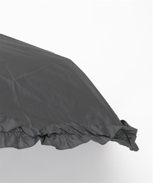 axes femme(アクシーズファム)の「ローズブーケ柄晴雨兼用折傘(折りたたみ傘・レディース・キナリ/ブラック・FREE)」の7枚目の写真