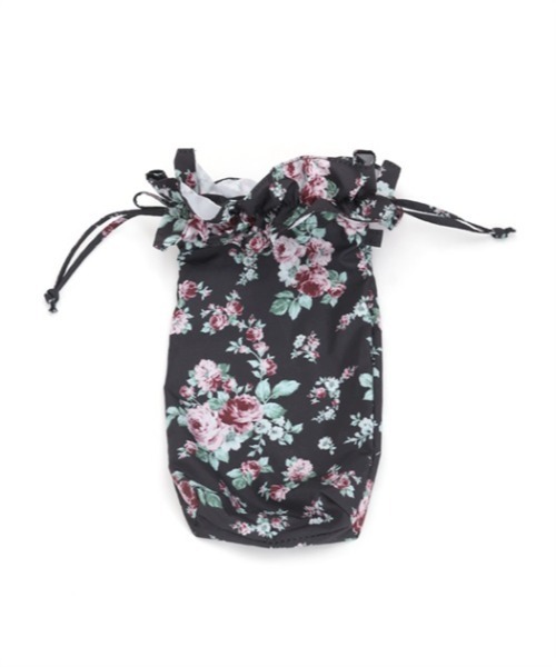 axes femme(アクシーズファム)の「ローズブーケ柄晴雨兼用折傘(折りたたみ傘・レディース・キナリ/ブラック・FREE)」の22枚目の写真