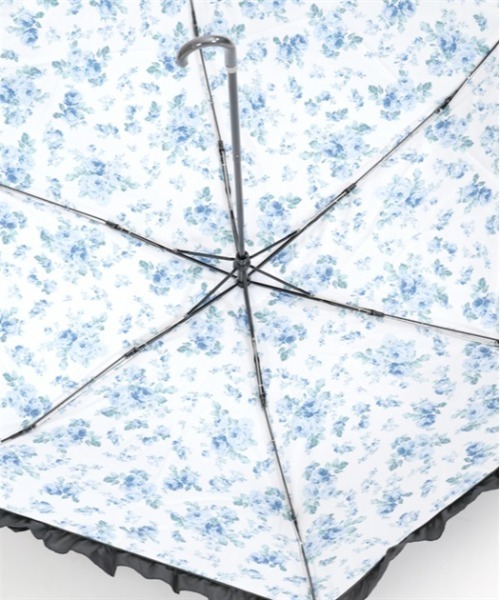 axes femme(アクシーズファム)の「ローズブーケ柄晴雨兼用折傘(折りたたみ傘・レディース・キナリ/ブラック・FREE)」の16枚目の写真