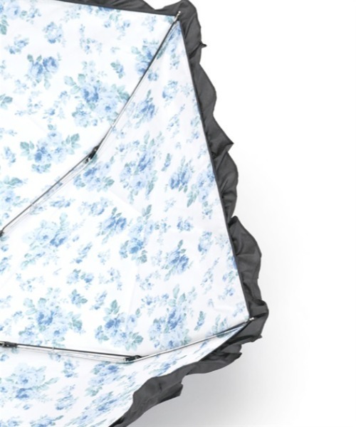 axes femme(アクシーズファム)の「ローズブーケ柄晴雨兼用折傘(折りたたみ傘・レディース・キナリ/ブラック・FREE)」の15枚目の写真