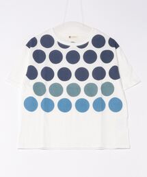 tシャツ (BD)「BARNDOOR」総柄 プリント Tシャツ レディース バーンドア barndoor（レディースTシャツ、カットソー