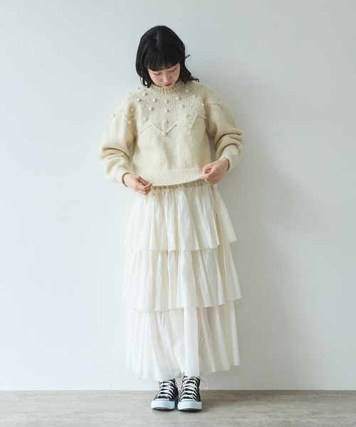 bulle de savon（ビュルデサボン）の「ネパールハンドニット ジグザグ