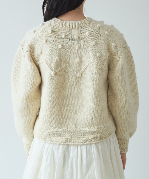 bulle de savon（ビュルデサボン）の「ネパールハンドニット ジグザグ