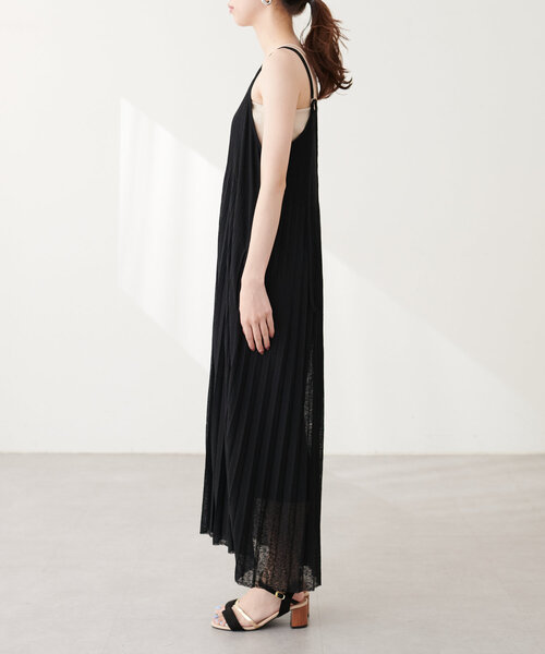 natural coutureプリーツメローキャミワンピース natural couture ワンピース プリーツメローキャミワンピース