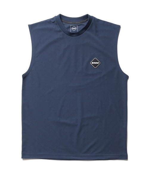 F.C.Real Bristol（エフシーレアルブリストル）の「FREEZE TECH NO SLEEVE TOP（タンクトップ・メンズ・ネイビー/ライトグレー/ブラック・SMALL/MEDIUM/LARGE/X-LARGE）」の3枚目の写真