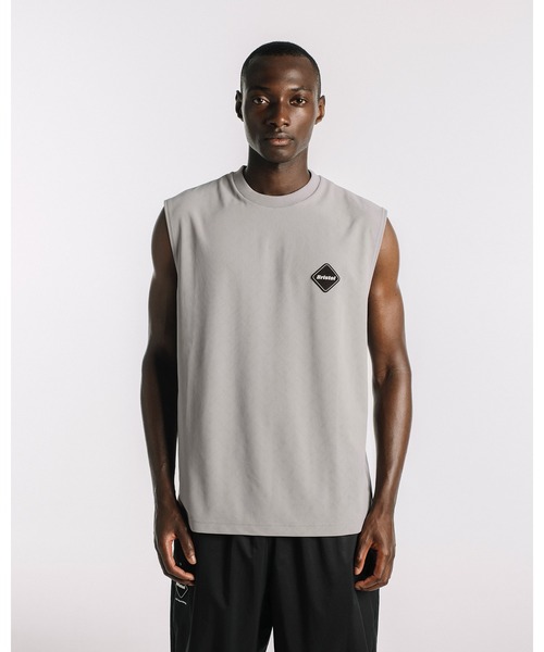 F.C.Real Bristol（エフシーレアルブリストル）の「FREEZE TECH NO SLEEVE TOP（タンクトップ・メンズ・ネイビー/ライトグレー/ブラック・SMALL/MEDIUM/LARGE/X-LARGE）」の6枚目の写真