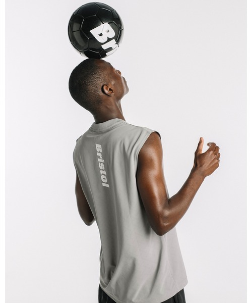 F.C.Real Bristol（エフシーレアルブリストル）の「FREEZE TECH NO SLEEVE TOP（タンクトップ・メンズ・ネイビー/ライトグレー/ブラック・SMALL/MEDIUM/LARGE/X-LARGE）」の7枚目の写真