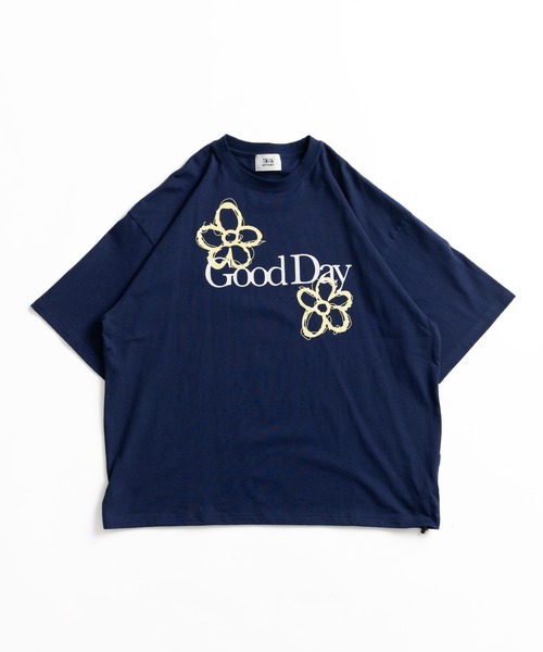 WETTEMPT(ウィテンプト)の「DRAW CORD GOOD DAY TEE / ドローコードグッドデイT(Tシャツ/カットソー・メンズ・オフホワイト/ブラック/ネイビー・LARGE/MEDIUM/SMALL)」の3枚目の写真