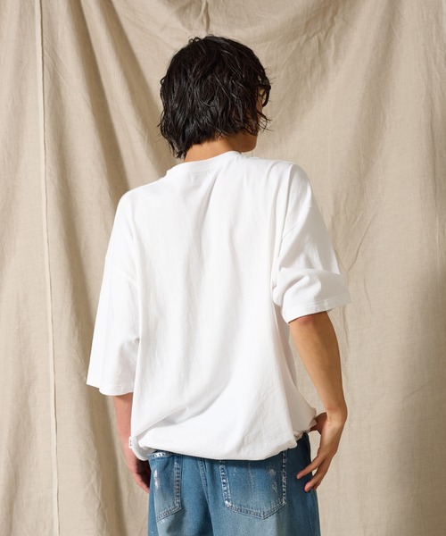 WETTEMPT(ウィテンプト)の「DRAW CORD GOOD DAY TEE / ドローコードグッドデイT(Tシャツ/カットソー・メンズ・オフホワイト/ブラック/ネイビー・LARGE/MEDIUM/SMALL)」の7枚目の写真