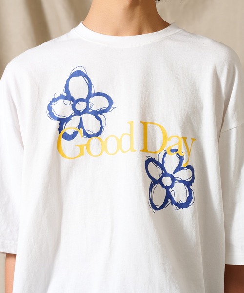 WETTEMPT(ウィテンプト)の「DRAW CORD GOOD DAY TEE / ドローコードグッドデイT(Tシャツ/カットソー・メンズ・オフホワイト/ブラック/ネイビー・LARGE/MEDIUM/SMALL)」の15枚目の写真