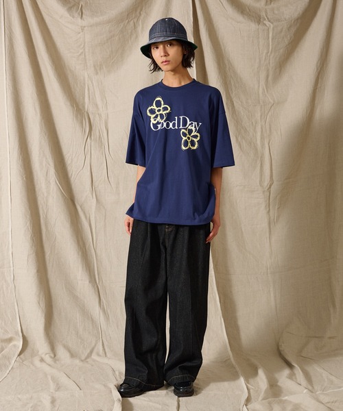[teket] Good Deed Cutting Line Tee ★大人気★ セール】DRAW CORD GOOD DAY TEE / ドローコードグッドデイT（T