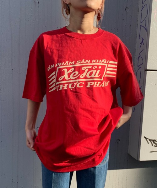 THEATRE PRODUCTS(シアタープロダクツ)の「ロゴプリントTシャツ(Tシャツ/カットソー・レディース・ホワイト/イエロー/レッド・FREE)」の9枚目の写真