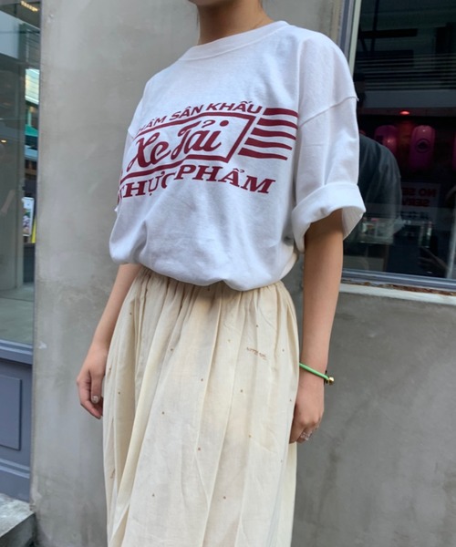 THEATRE PRODUCTS(シアタープロダクツ)の「ロゴプリントTシャツ(Tシャツ/カットソー・レディース・ホワイト/イエロー/レッド・FREE)」の10枚目の写真