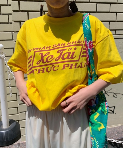 THEATRE PRODUCTS(シアタープロダクツ)の「ロゴプリントTシャツ(Tシャツ/カットソー・レディース・ホワイト/イエロー/レッド・FREE)」の11枚目の写真