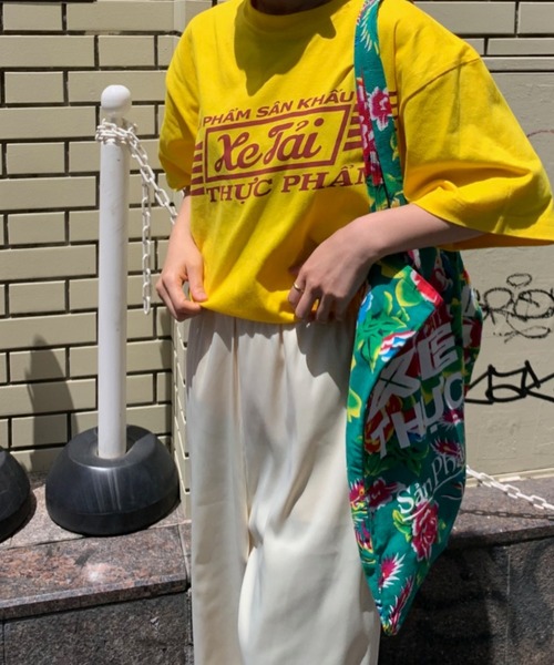 THEATRE PRODUCTS(シアタープロダクツ)の「ロゴプリントTシャツ(Tシャツ/カットソー・レディース・ホワイト/イエロー/レッド・FREE)」の13枚目の写真