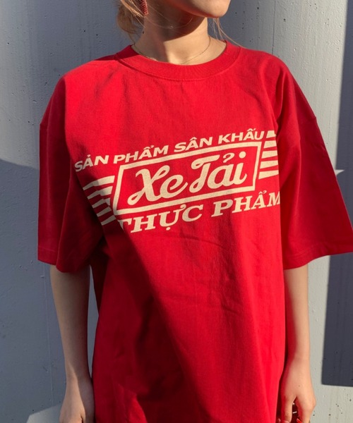 THEATRE PRODUCTS(シアタープロダクツ)の「ロゴプリントTシャツ(Tシャツ/カットソー・レディース・ホワイト/イエロー/レッド・FREE)」の8枚目の写真