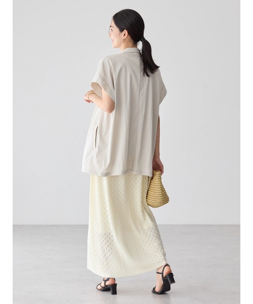 AMERICAN HOLIC(アメリカンホリック)の「接触冷感Wボタンジレ(テーラードジャケット・レディース・ブラック/グレイッシュベージュ・L/M)」の7枚目の写真