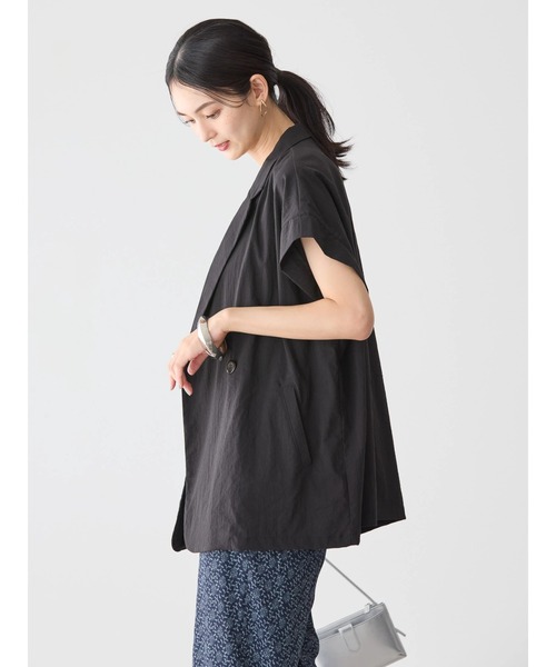 AMERICAN HOLIC(アメリカンホリック)の「接触冷感Wボタンジレ(テーラードジャケット・レディース・ブラック/グレイッシュベージュ・L/M)」の11枚目の写真