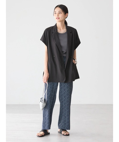 AMERICAN HOLIC(アメリカンホリック)の「接触冷感Wボタンジレ(テーラードジャケット・レディース・ブラック/グレイッシュベージュ・L/M)」の13枚目の写真