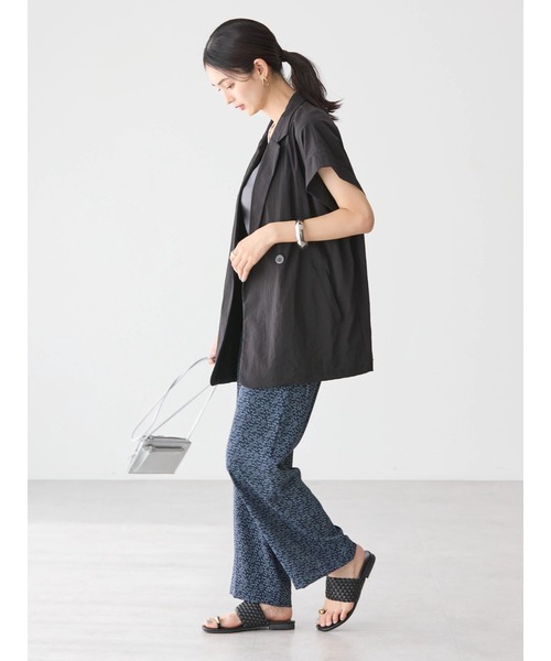 AMERICAN HOLIC(アメリカンホリック)の「接触冷感Wボタンジレ(テーラードジャケット・レディース・ブラック/グレイッシュベージュ・L/M)」の14枚目の写真