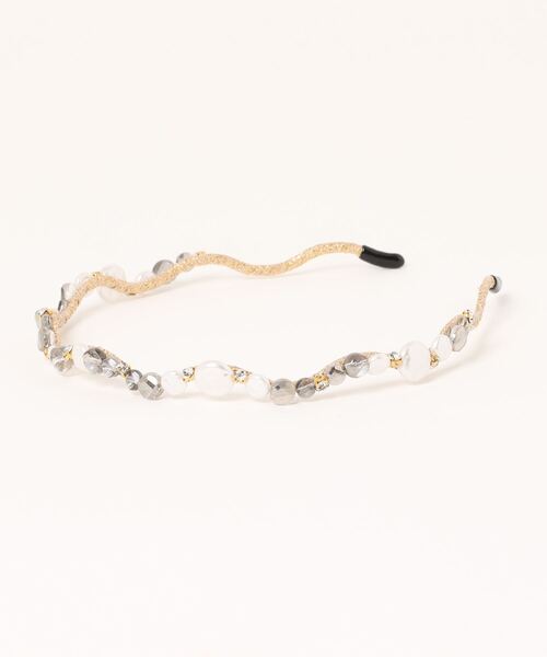 styiro（スタイロ）の「コインパールビジューカチューシャ（カチューシャ・レディース・ブルー/ピンク/ブラック・FREE）」の13枚目の写真