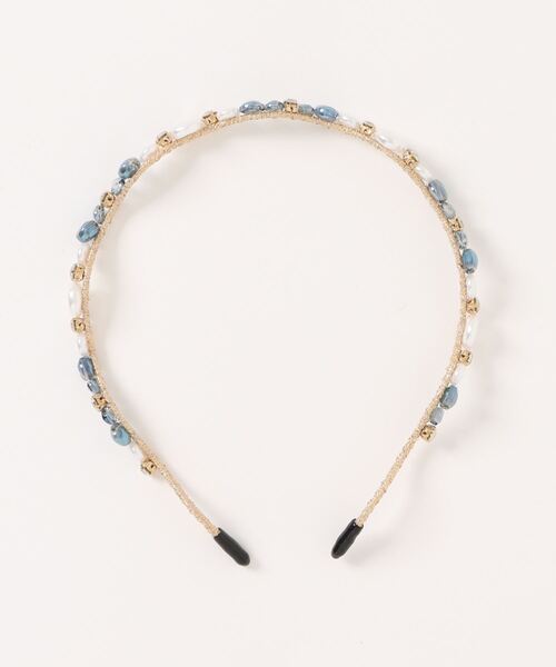 styiro（スタイロ）の「コインパールビジューカチューシャ（カチューシャ・レディース・ブルー/ピンク/ブラック・FREE）」の15枚目の写真