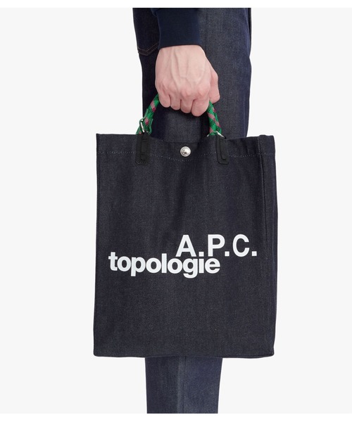 A.P.C.（アーペーセー）の「TOTE A.P.C. TOPOLOGIE（トートバッグ