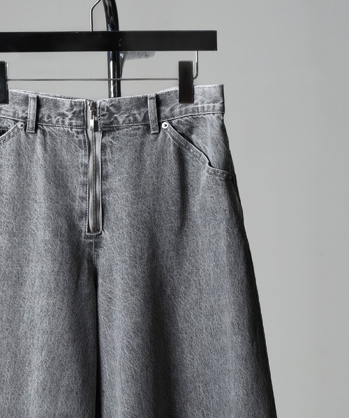 NILWAY（ニルウェイ）の「ワイド バギーヴィンテージ メイク フレア グランジ デニムパンツ（デニムパンツ・メンズ・ブラック/ブルー/グレー/オリーブ・SMALL/MEDIUM/LARGE）」の15枚目の写真