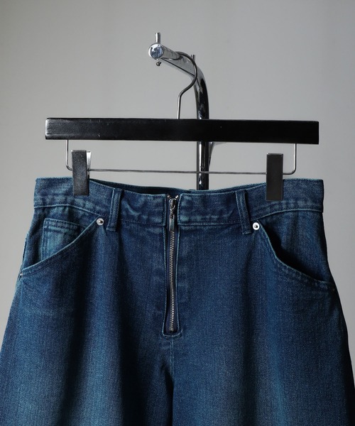 NILWAY（ニルウェイ）の「ワイド バギーヴィンテージ メイク フレア グランジ デニムパンツ（デニムパンツ・メンズ・ブラック/ブルー/グレー/オリーブ・SMALL/MEDIUM/LARGE）」の16枚目の写真