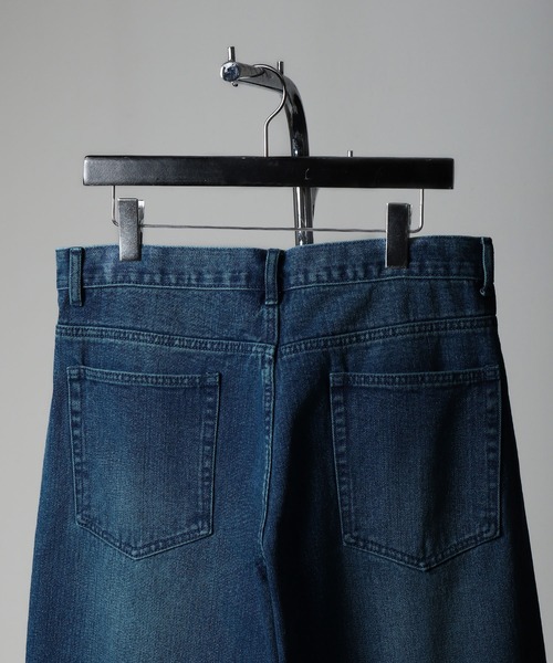 NILWAY（ニルウェイ）の「ワイド バギーヴィンテージ メイク フレア グランジ デニムパンツ（デニムパンツ・メンズ・ブラック/ブルー/グレー/オリーブ・SMALL/MEDIUM/LARGE）」の22枚目の写真