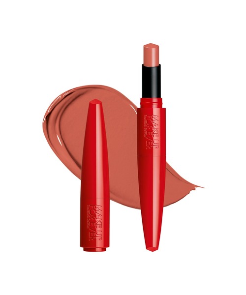 MAKE UP FOR EVER(メイクアップフォーエバー)の「ルージュアーティスト フォーエバー リップスティック(口紅/リップティント/グロス・レディース・326 エピック パンプキン/320 バーニング ラブ/172 アップビート メーブ/100 エンパワード ベージュ/138 メモラブル スパイス/136 レジェンダリー ラテ/128 ライブリー ペオニー/600 エニウェア カフェイン/448 トーステッド ブリック/174 フィアレス シエナ/520 ラブ ユー/426 キャンディ アップル/212 エクセシブ オーキッド/102 ヒロイック ハニー/119 ファイヤー オン ミー/142 ヒプノティック ネクター/164 サッシー ルバーブ/170 ローズ フレア/208 ダイナミック パンチ/210 フレッシュ バブルガム/214 デートミー ローズウッド/218 アドベンチャラス ベリー/222 ディファイング バイオレット/238 ラッキー マルベリー/274 ソルトリー レーズン/302 ジューシー グァバ/308 ワイルド グレープフルーツ/314 グローイング ジンジャー/324 ブレイジング オレンジ/402 アンテイムド ファイヤー/412 フォーエバー パッション/424 フレイム ホット レッド/606 ウェアエバー ウォールナッツ・FREE)」の14枚目の写真