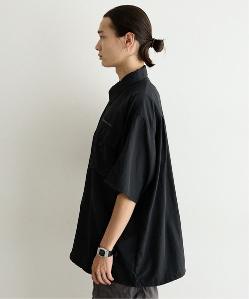 Ridingmania（ライディングマニア）の「【RIDINGMANIA】ナイロン/ワンポイント刺繍ハーフジップシャツ（シャツ/ブラウス・メンズ・グレー/ブラック/その他19・MEDIUM/LARGE）」の14枚目の写真