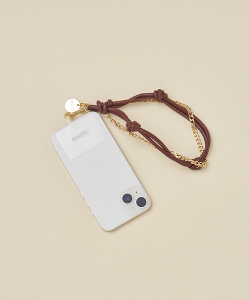 SNIDEL（スナイデル）の「ロープチェーンスマホストラップ