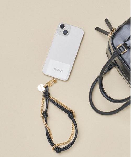 SNIDEL（スナイデル）の「リボンビーズスマホショルダー
