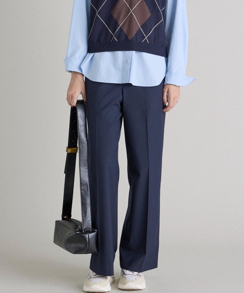 INED CLARO(イネドクラロ)の「TRストレッチ ペインターパンツ【セットアップ対応】(その他パンツ・レディース・キャメル/ネイビー/グレー・11号/9号)」の3枚目の写真